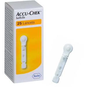 Accu-Chek Accu-Chek Lanzetten Softclix, steril, für  Stechhilfe, 28G / 0,4mm, 25 Stück