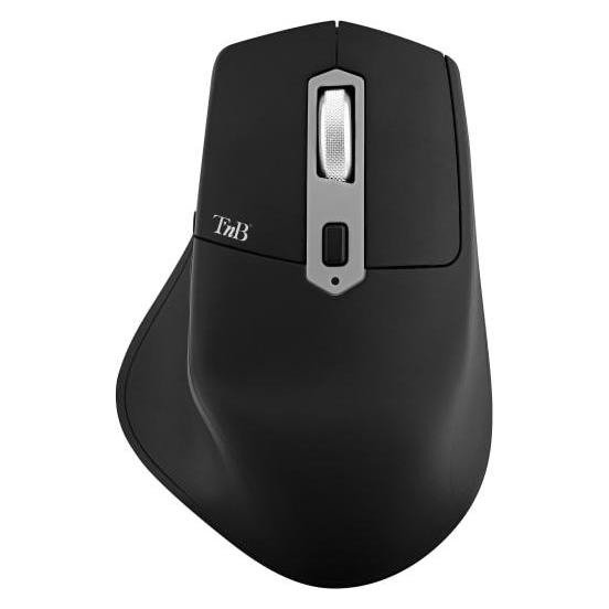 T'nB Souris sans fil semi-ergonomique Dual Connect iClick (Noir) (Kabellos) (MWBTPOWER3)