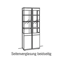 Venjakob Barola Vitrine 9140 VERSANDKOSTENFREI