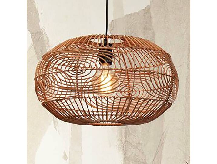 Suspension Madeira - Type A Ø 48cm Beige/Beige Rotin E27