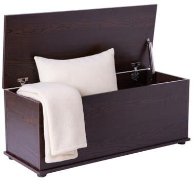 Basicwise White Wooden Storage Box, Organizer and Bench, Shoe Storage, Bedroom Bench, Playroom Storage or Window Table in Living Room