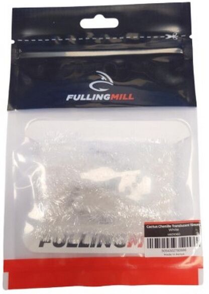 Fulling Mill Cactus Chenille Translucent 15mm-White