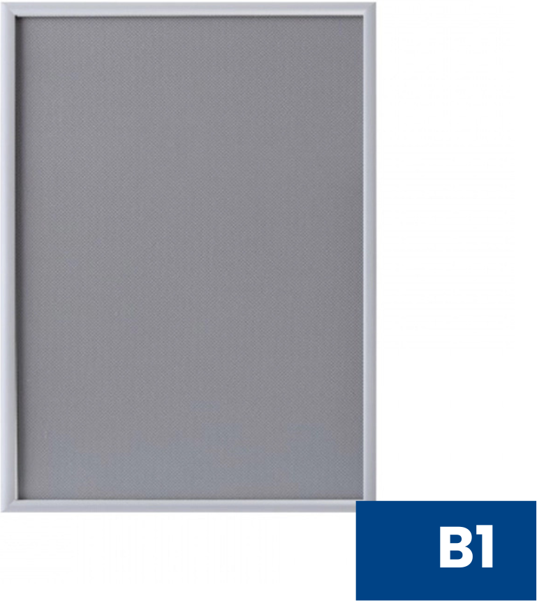 Jansen Display Poster-Cliprahmen 700 x 1000 mm, spitze Ecken