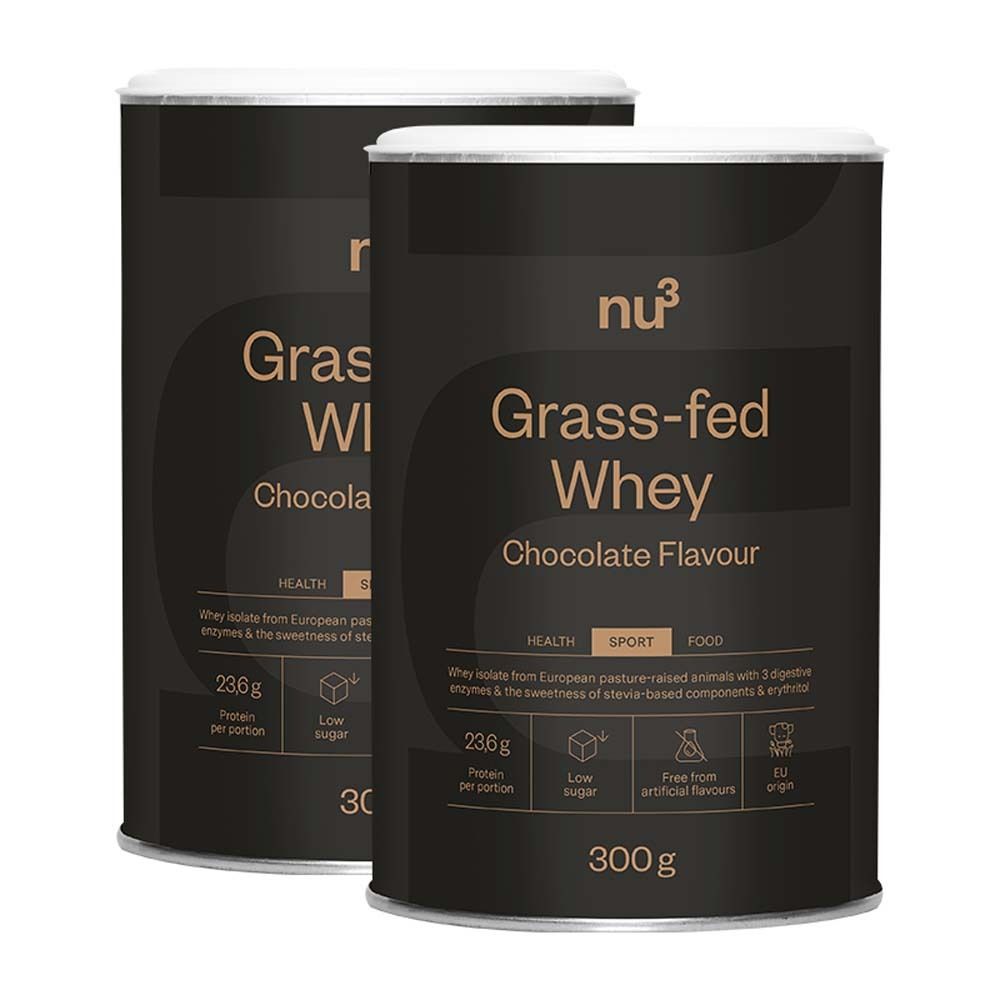 Grass-Fed Whey - Chocolate Flavour Doppelpack 2x300 g Pulver