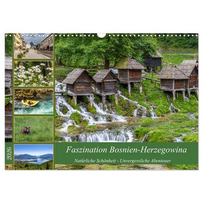 Faszination Bosnien-Herzegowina (Wandkalender 2026 DIN A3 quer), CALVENDO Monatskalender