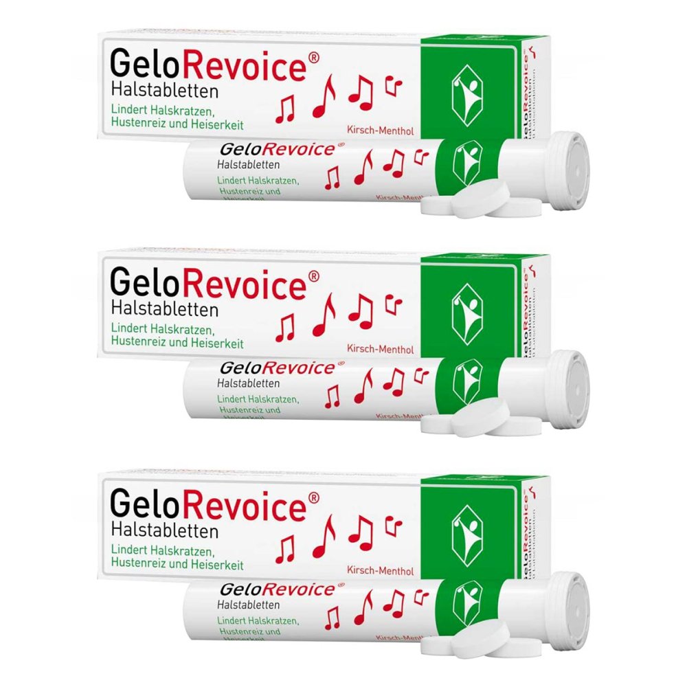 G. Pohl-Boskamp GmbH & Co. KG GeloRevoice Halstabletten Kirsch-Menthol Lutschtabletten 08102237