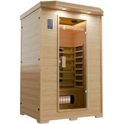 INFRAROTKABINE Oslo mit Triplex-Heizsystem & Hemlockholz