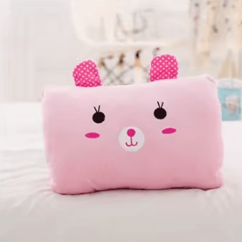Uplift Curations HeroNap Plush Arm Pillow Cute Cartoon Hand Warmer Sleep Cushion For Kids pink Rabbit