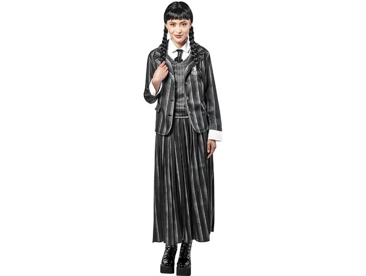 Robe de bal luxe Mercredi Addams 11-13 ans