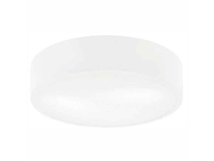 Deckenleuchte Dante, Weiß Hochglanz, Metall, Glas, oval, 8 cm, Lampen & Leuchten, Innenbeleuchtung, Deckenleuchten, Deckenleuchten