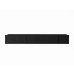 LOWBOARD CAVA 300/41/40 cm, Hängender TV-Schrank Schwarz