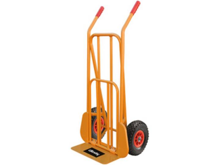 Diable de transport en tube d'acier, charge: 250 kg