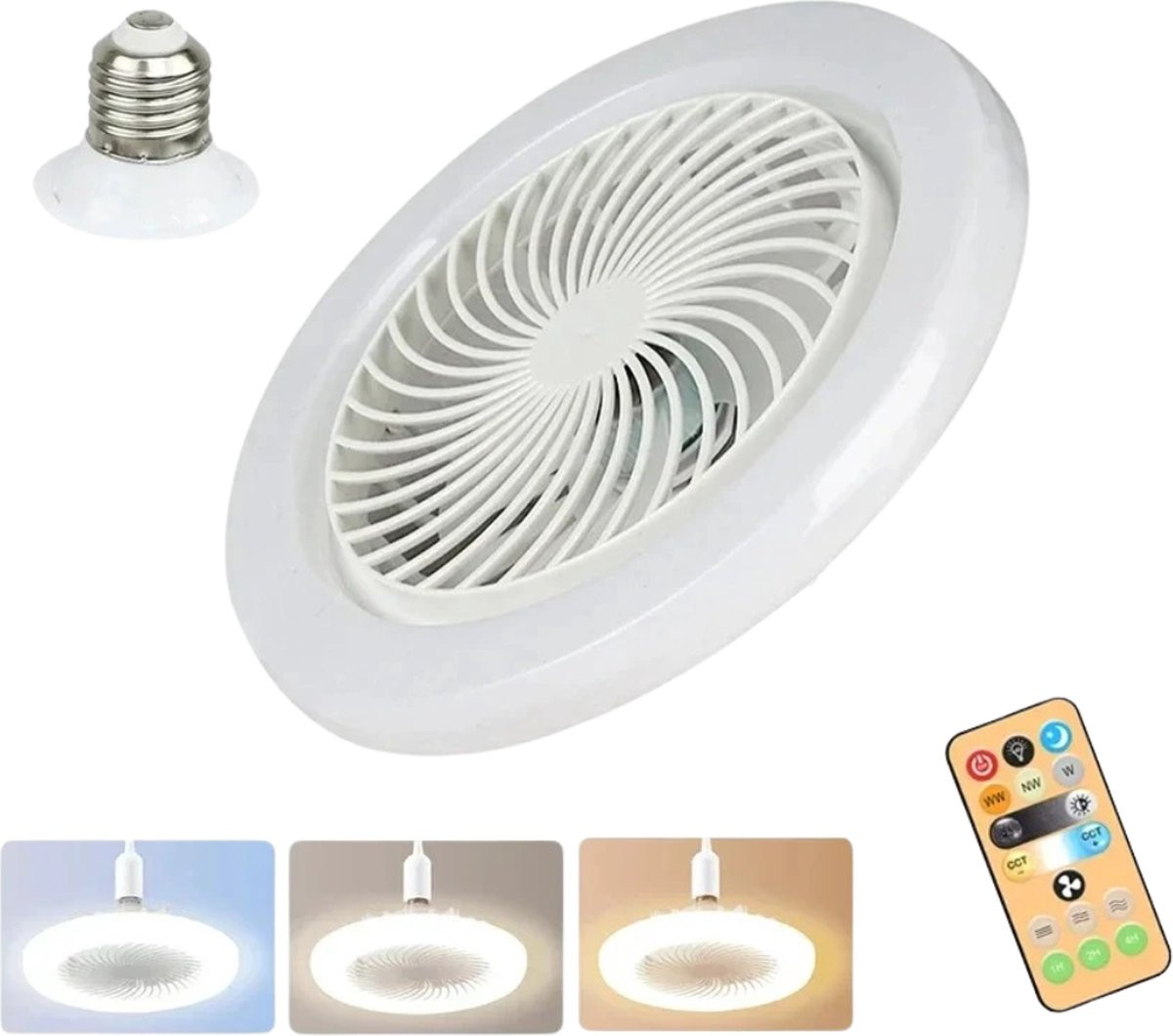 Livano Plafondventilator met verlichting - Wit