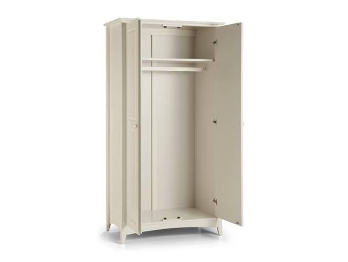 Julian Bowen Cameo Kleiderschrank, Verschiedene Materialien, Weiß