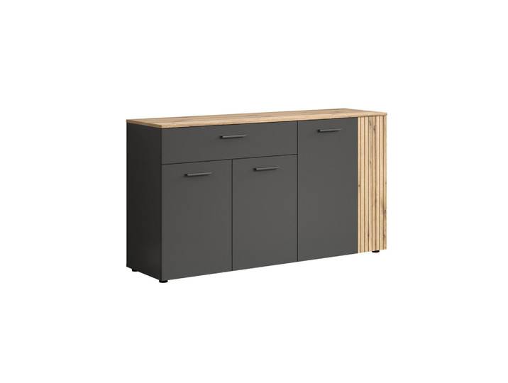 Trendteam Sideboard Esteban Anthrazit, 150x83x42 cm, Kleinmöbel, Kommoden, Sideboards