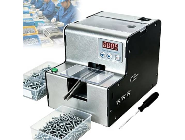 Einstellbare Spurschrauben-Anordnungsmaschine,automatischer Schraubenzähler Geräuscharmer Betrieb, for Elektronik, Haushaltsgeräte-, Spielzeug- und Hardware-Montagewerkstätten