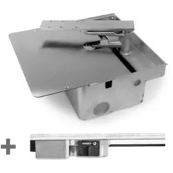 CARDIN Unterflur-Gehäuse HLBOXC für HLXCORE-Drehtorantrieb mit Entriegelungsh...