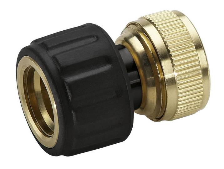 Kärcher Messing-Schlauchkupplung 1/2  und 5/8  mit Aqua Stop Zubehör