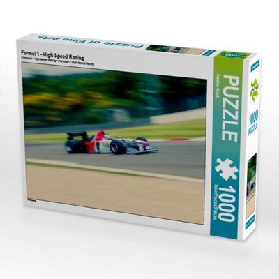 CALVENDO Puzzle Formel 1 - High Speed Racing | 1000 Teile Lege-Größe 64x48cm Foto-Puzzle für glückliche Stunden