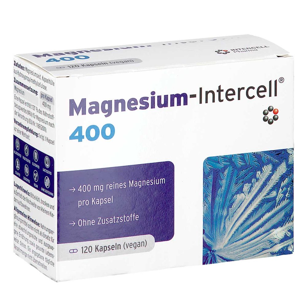 INTERCELL-Pharma GmbH Magnesium-intercell 400 Kapseln 19275656