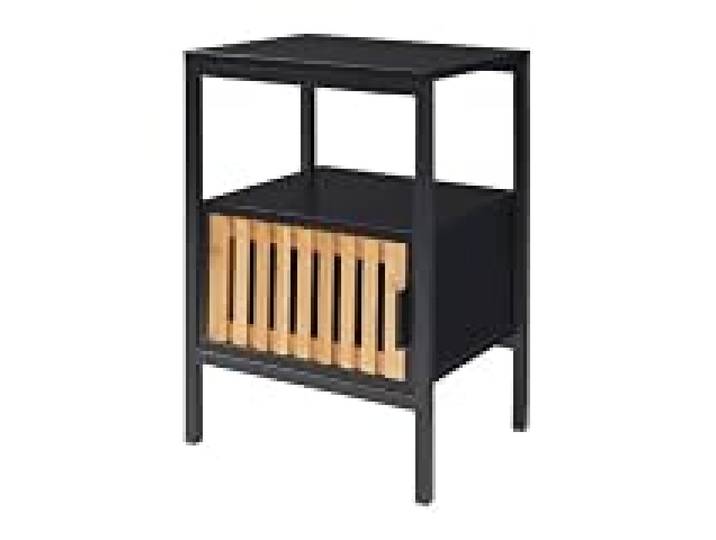 Helloshop26 Table de Chevet Table de Nuit Commode Meuble de Rangement 58 x 40 x 33 cm Noir 03_0011027