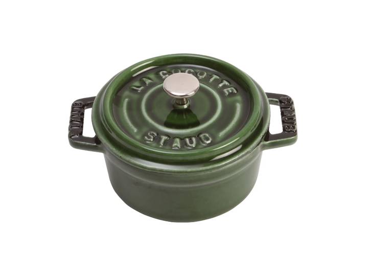 STAUB Cocotte ronde La Cocotte Staub fonte 0,25 L Basilic vert