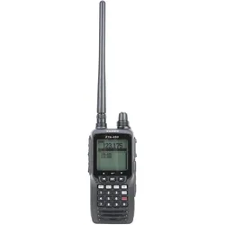 Yaesu FTA450L Tragbares UKW-Funkgerät für die Luftfahrt, 118.000–136.975 MHz, 2200 mAh, Walkie Talkie, Schwarz