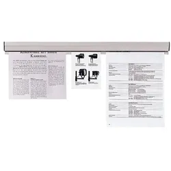 Franken Papierklemmschiene »PKS150« 150 cm grau, 0.4 cm