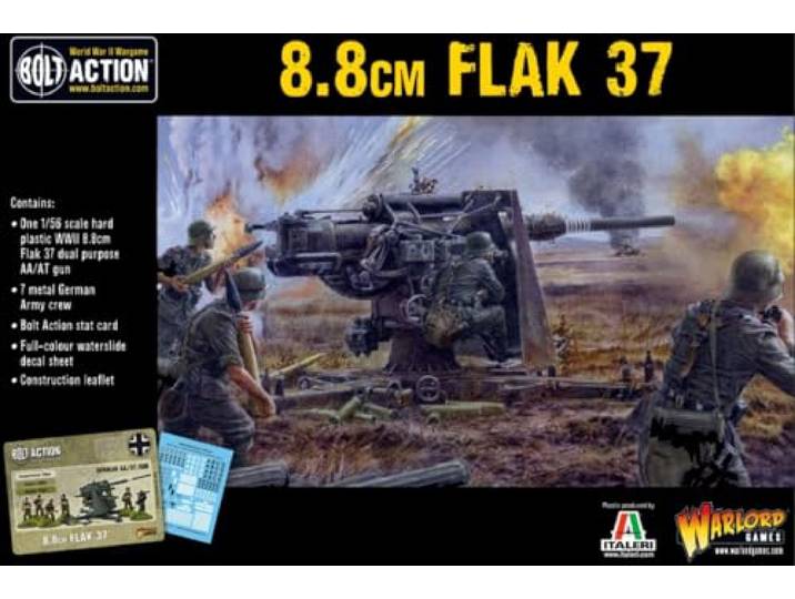 Bolt Action German Army Flak 37 8.8cm