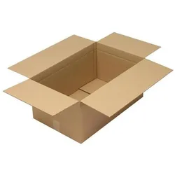 Transpak, Versandkarton + Versandbox, Faltkarton 1-wellig Masse 610x380x280mm Qualität 1.30 C braun braun (25 Stk.)