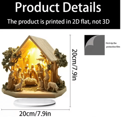 Inspire Picks LifeRoots Acrylic Tree Of Life Family Decor Newborn Keepsake Desktop Ornament b m