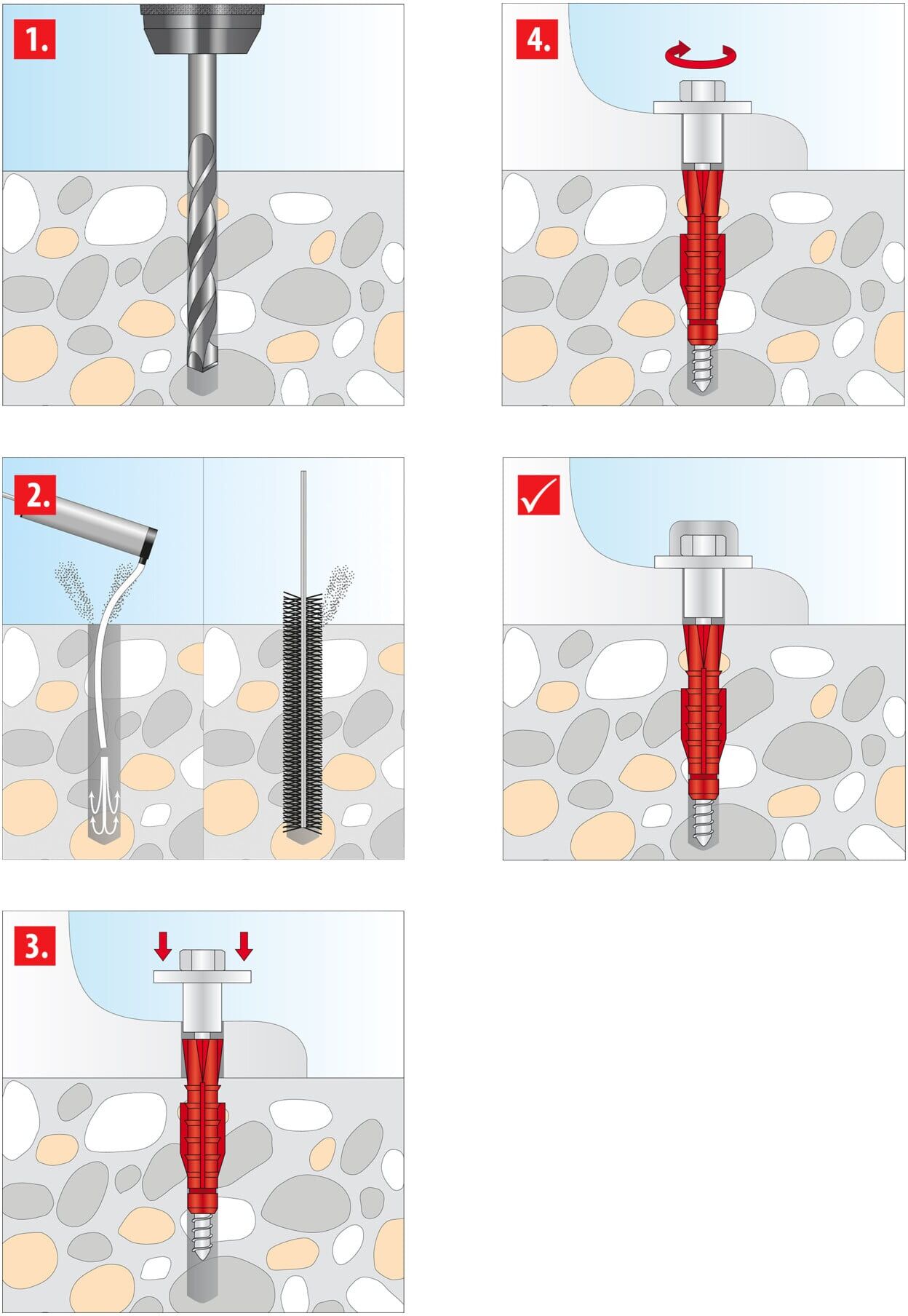 TOX Stand-WC-Befestigung Toilet weiß (04510136/S)