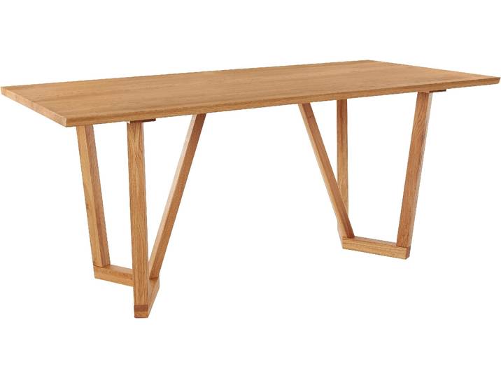 Esstisch HOME AFFAIRE Santi Premium , braun (eiche), B:140cm H:76cm T:90cm, Tische, Esstisch, Breite 140 cm und 180 cm