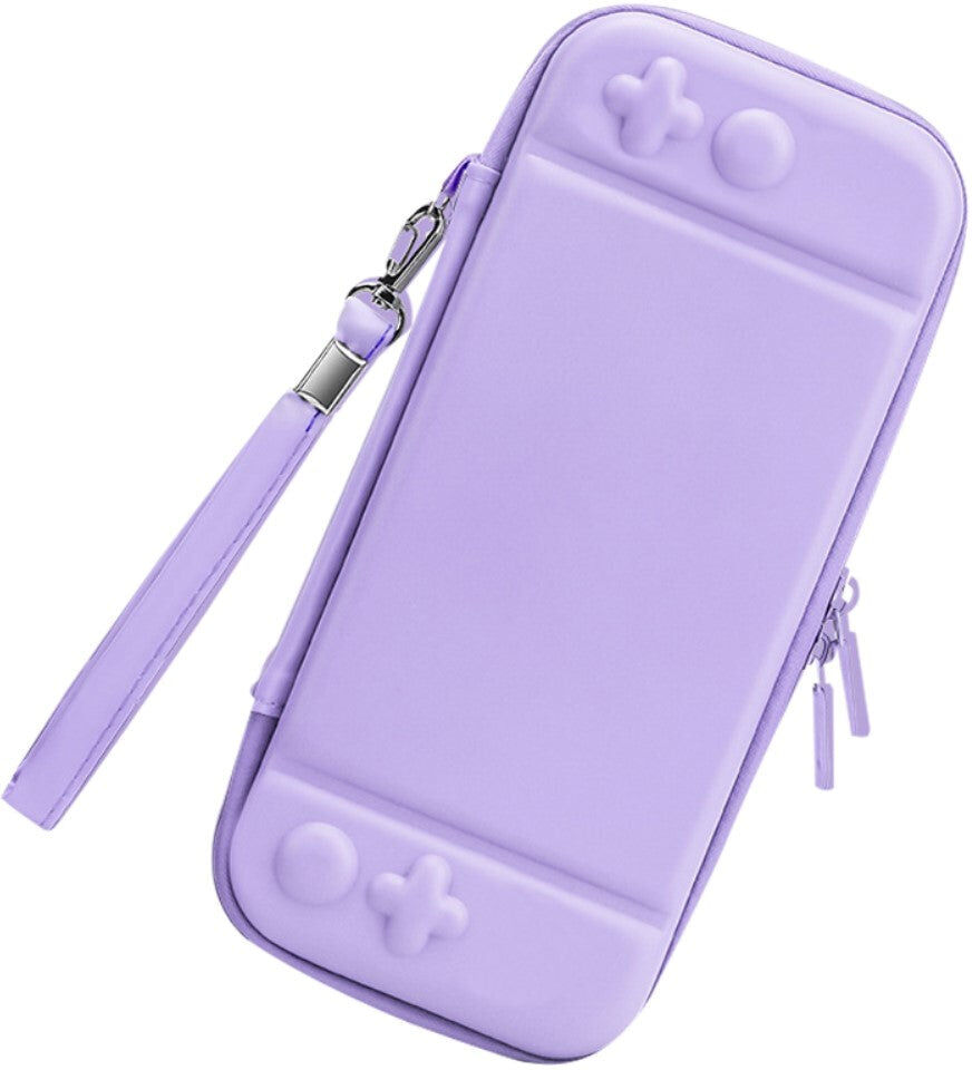 INCOVER Nintendo Switch / Switch OLED Opbevaringsskal m. Lynlås - Lilla