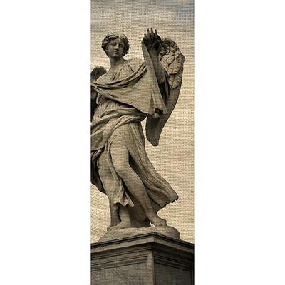 Fototapete ARCHITECTS PAPER "Angel", braun (braun, grau, metallic), B:1m L:2,8m, Vlies, Tapeten, Klassische Tapete Natur Statue Braun Grau Panel 1,00m x 2,80m