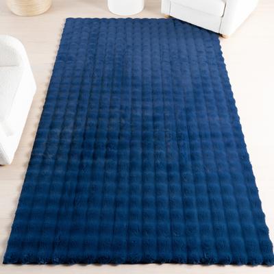 Nuloom Jeni Solid Plush Machine Washable Area Rug