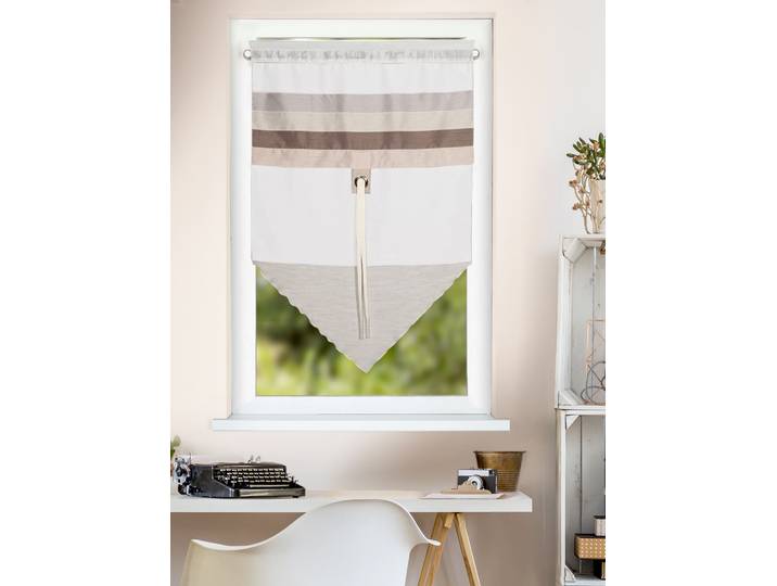 Panneaux HOMING Ella Gr. 1, grau, B:60cm H:90cm, Polyester, Gardinen, Panneaux, Fertigschal
