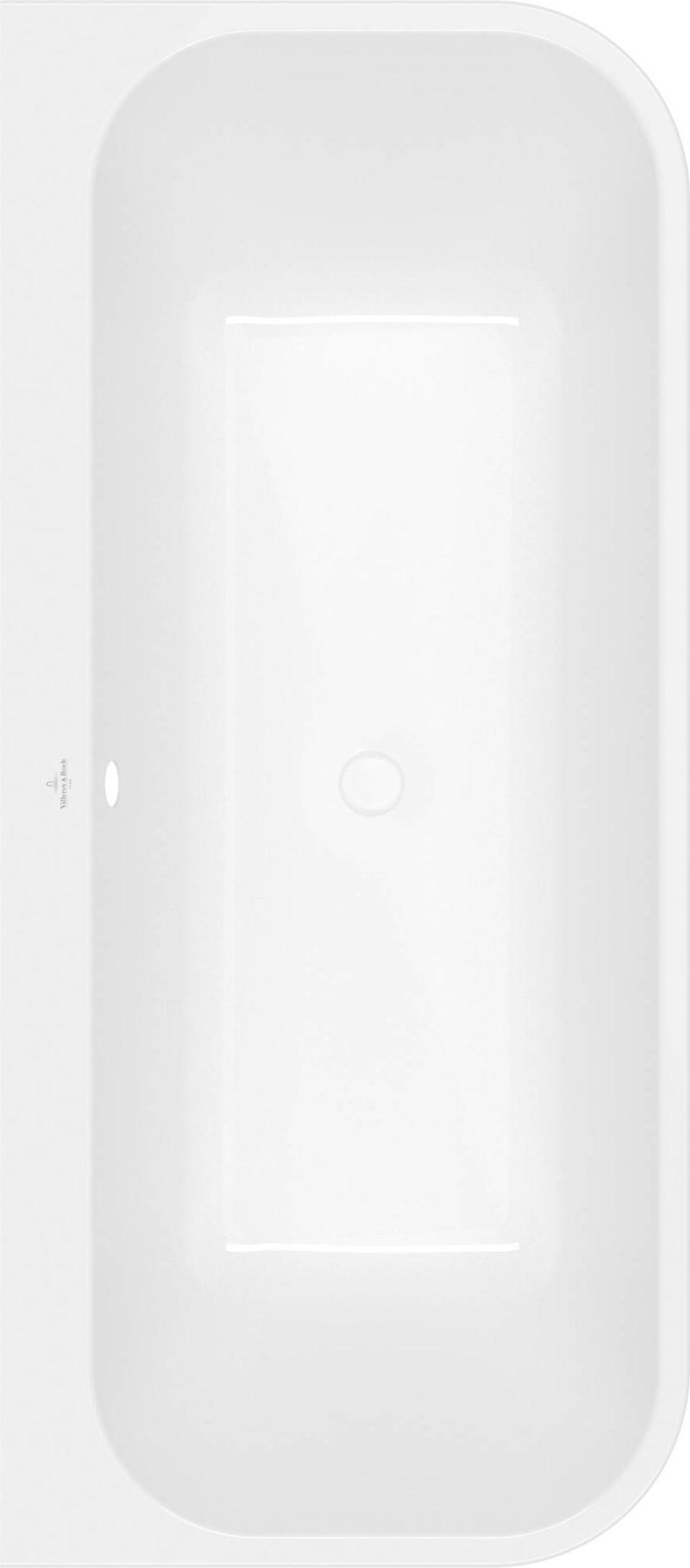 Villeroy & Boch Architectura Bad Asymmetrisch 180x80cm White Alpine