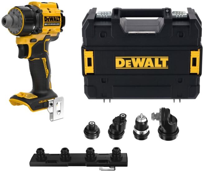 Stanley Perceuse-visseuse sans fil 18 volts avec 4 embouts interchangeables version de base (DCD803NT-XJ)