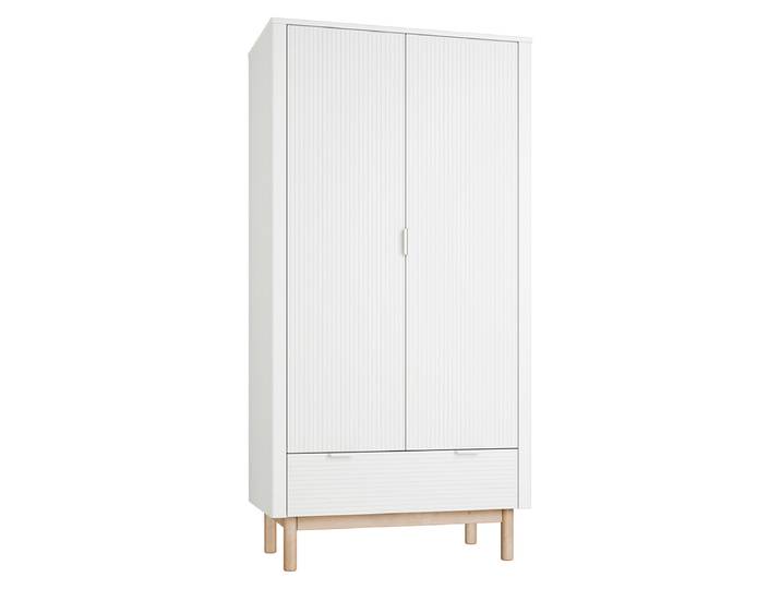 Armoire 2 portes 1 tiroir Pinio Miloo Blanc