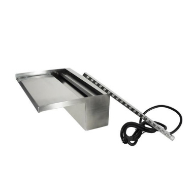 OUTSIDELIVI Wasserfall NIAGARA 60 LED WALL Inox 316L, 35 LED, H10x60x20cm 08437867