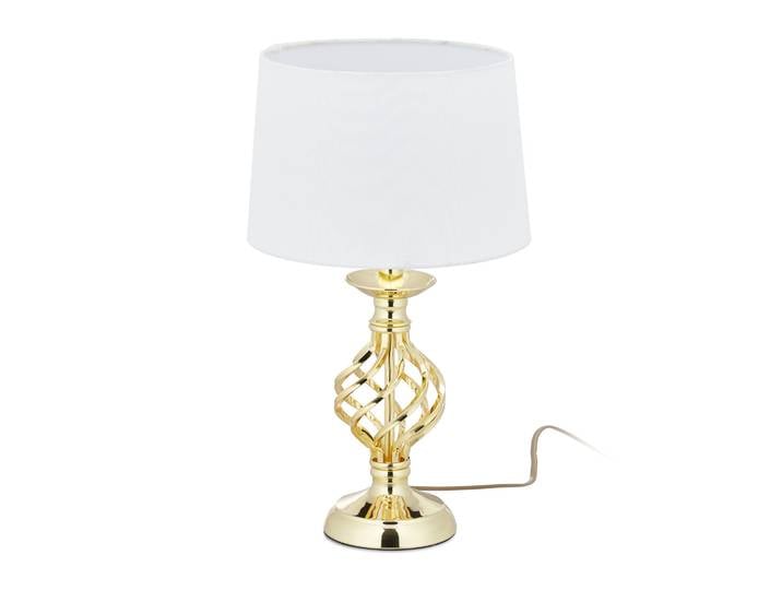Tischlampe modern dimmbar Weiss-Gold