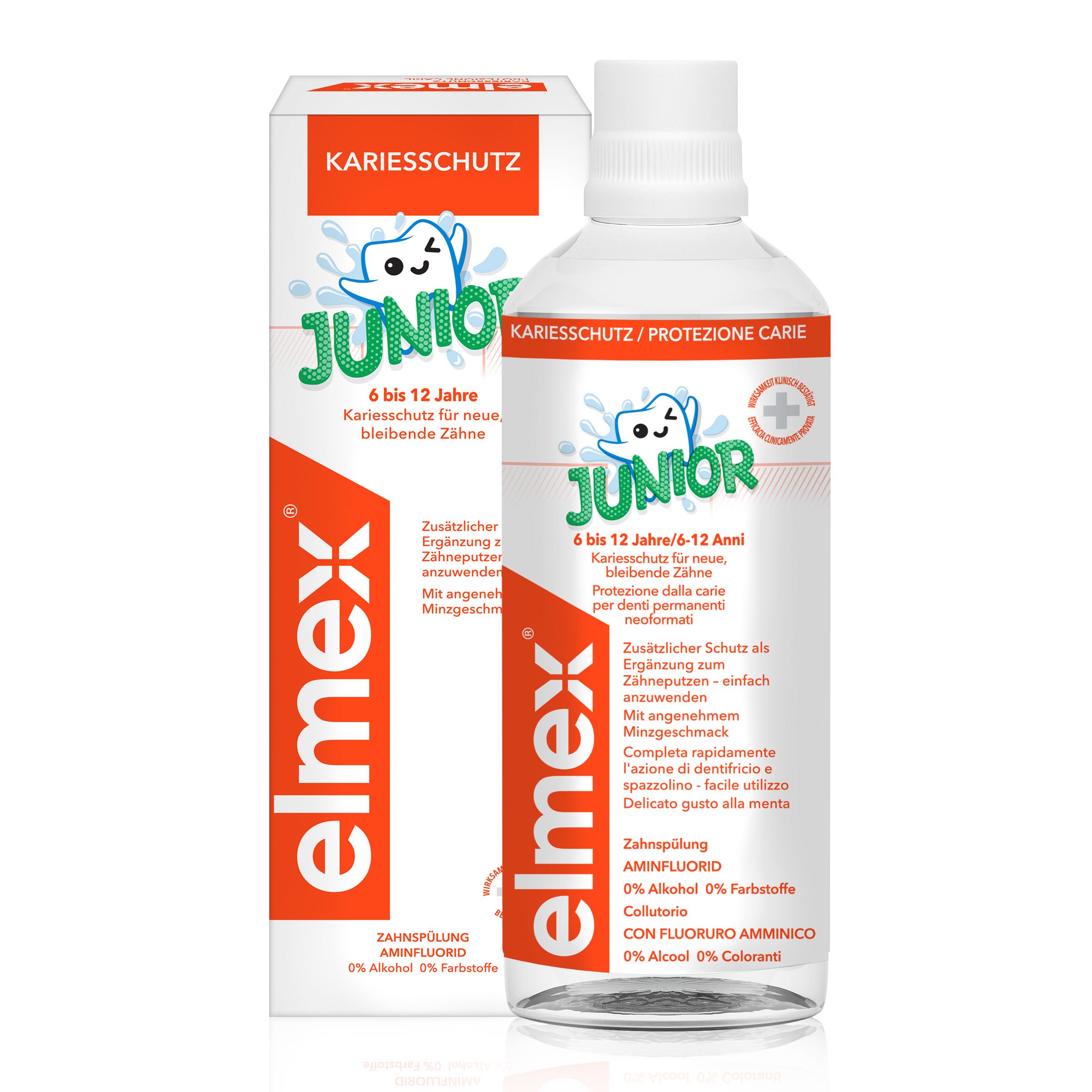 Elmex Junior Zahnspülung 400 ml Mundwasser