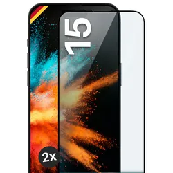 moex CurveProtect iPhone 15 Panzerglas 3D Full Screen