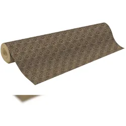 Clairefontaine Geschenkpapier, Kraft 70g, Geo schwarz, Rolle 5x0,70m - Schwarz 223912C