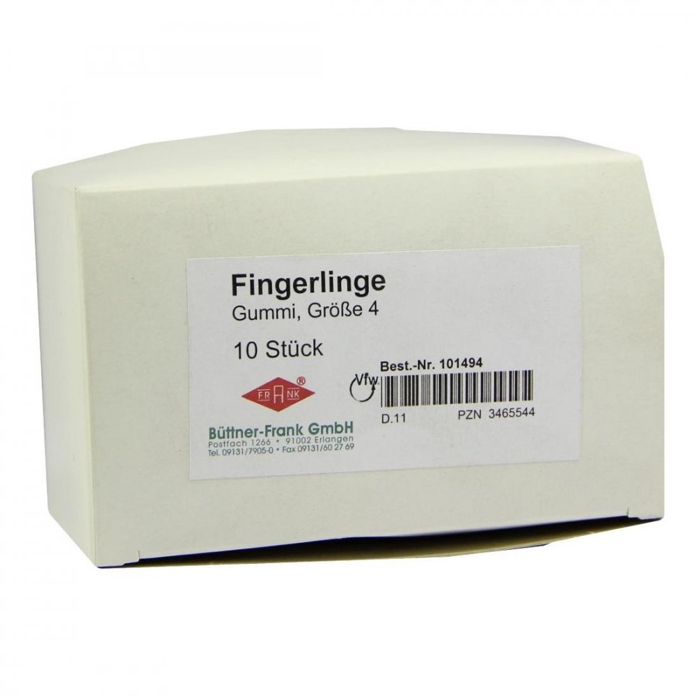 Büttner-Frank GmbH Fingerling Gummi Größe 4 transparent 03465544