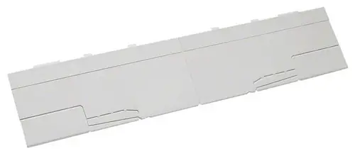 Hager ZZ13V ZZ13V Abschottung universZ senkrecht f.Anschlussraum 450mm Abschottung Kunststoff 1St.