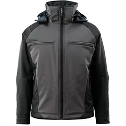 Softshelljacke "DARMSTADT" Unique - 3XL - dunkelanthrazit/schwarz