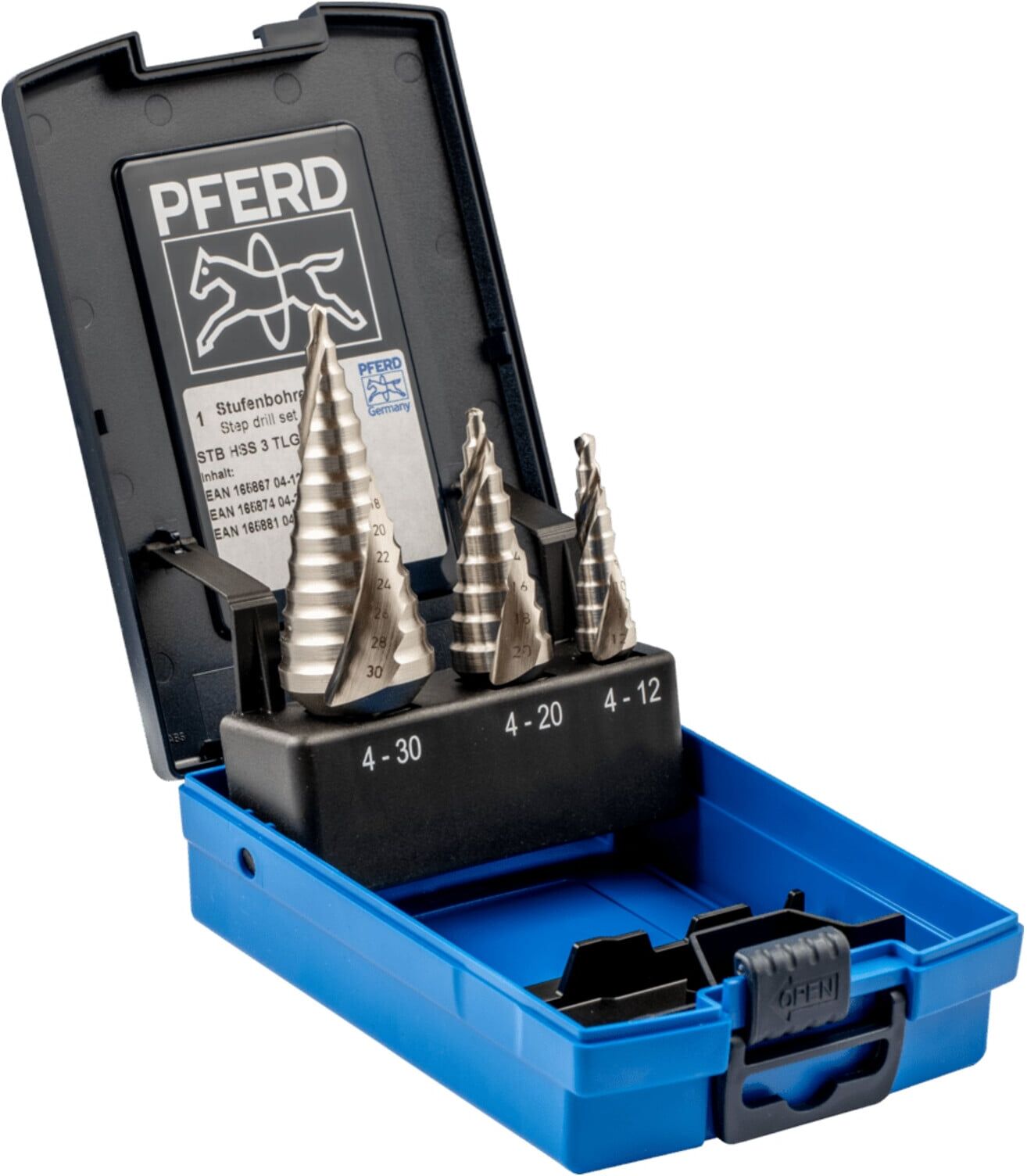 PFERD TOOLS Stufenbohrer-Set HSS 3-tlg. (25201046)
