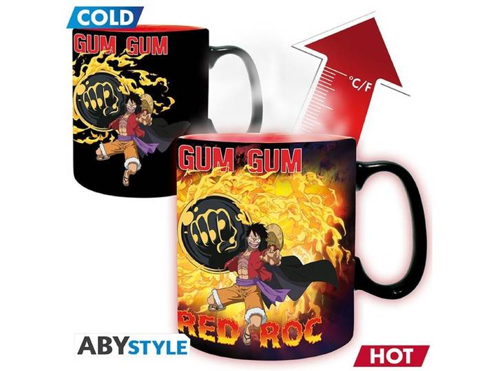 ONE PIECE - Mug Heat Change - 460 ml - Luffy vs Kaido
